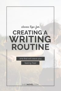 200 posts. 11 tips for creating a writing routine