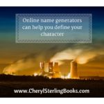 What to name your fictional character www.cherylsterlingbooks.com